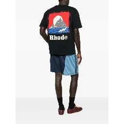 Rhude T-shirts and Polos Black