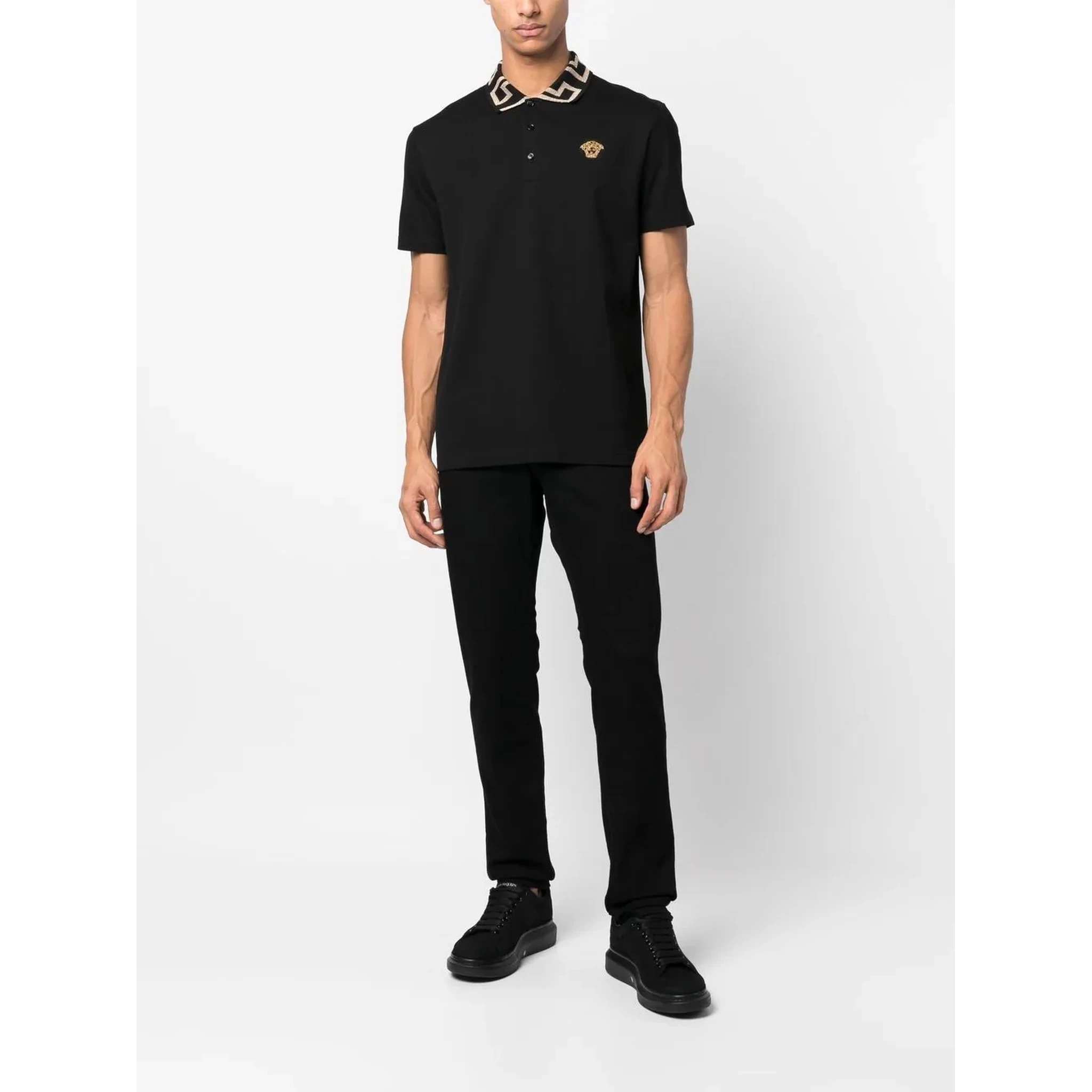 Versace T-shirts and Polos Black