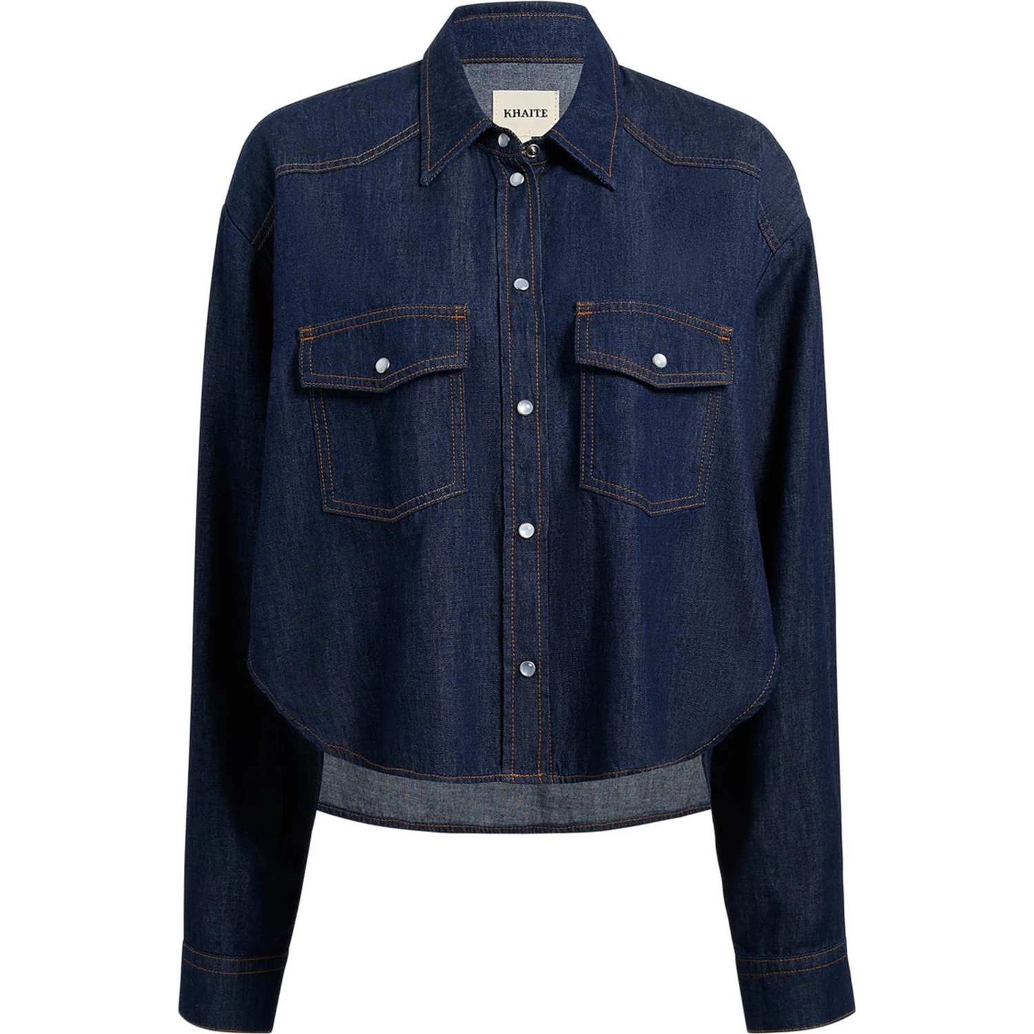 KHAITE Shirts Blue
