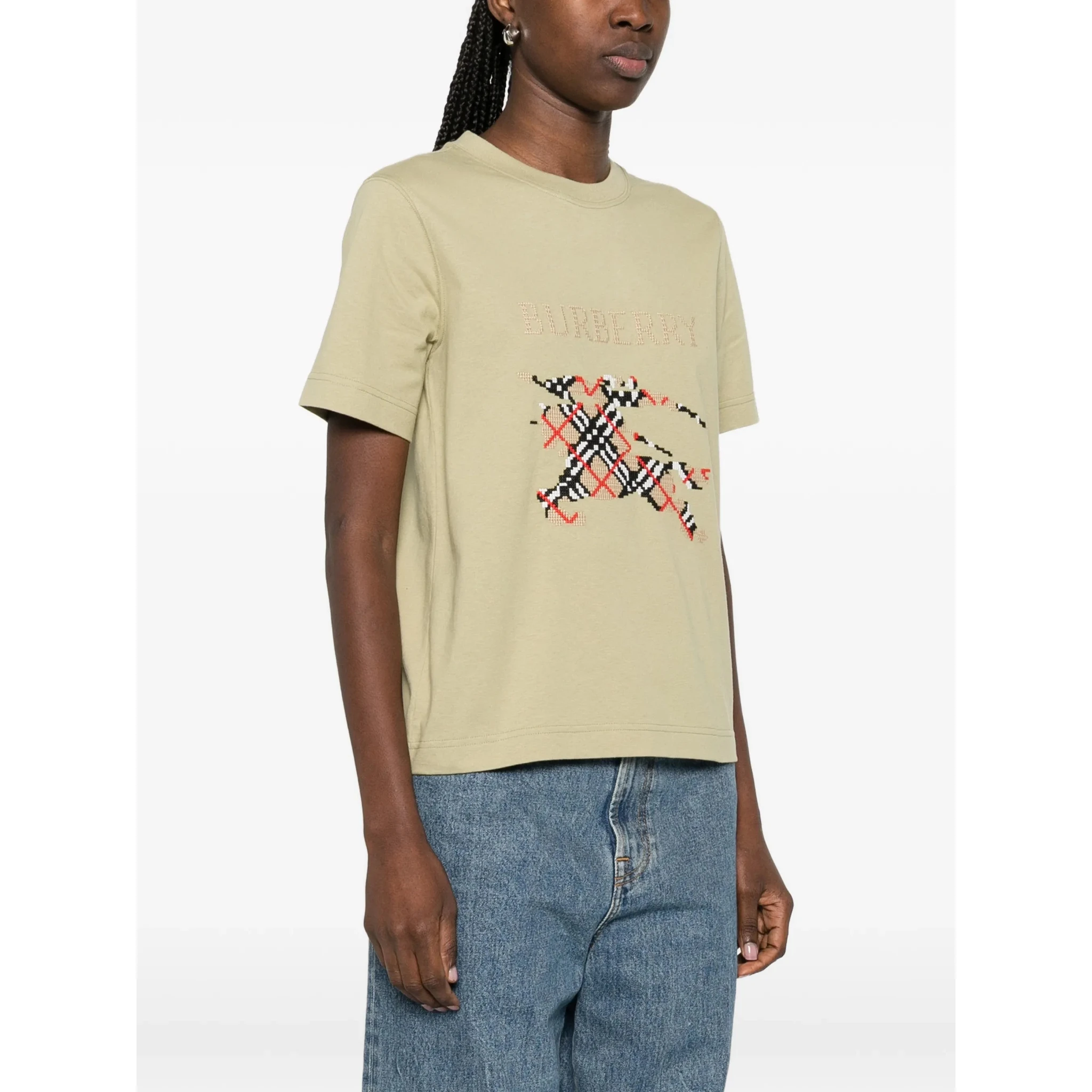 Burberry T-shirts and Polos Green