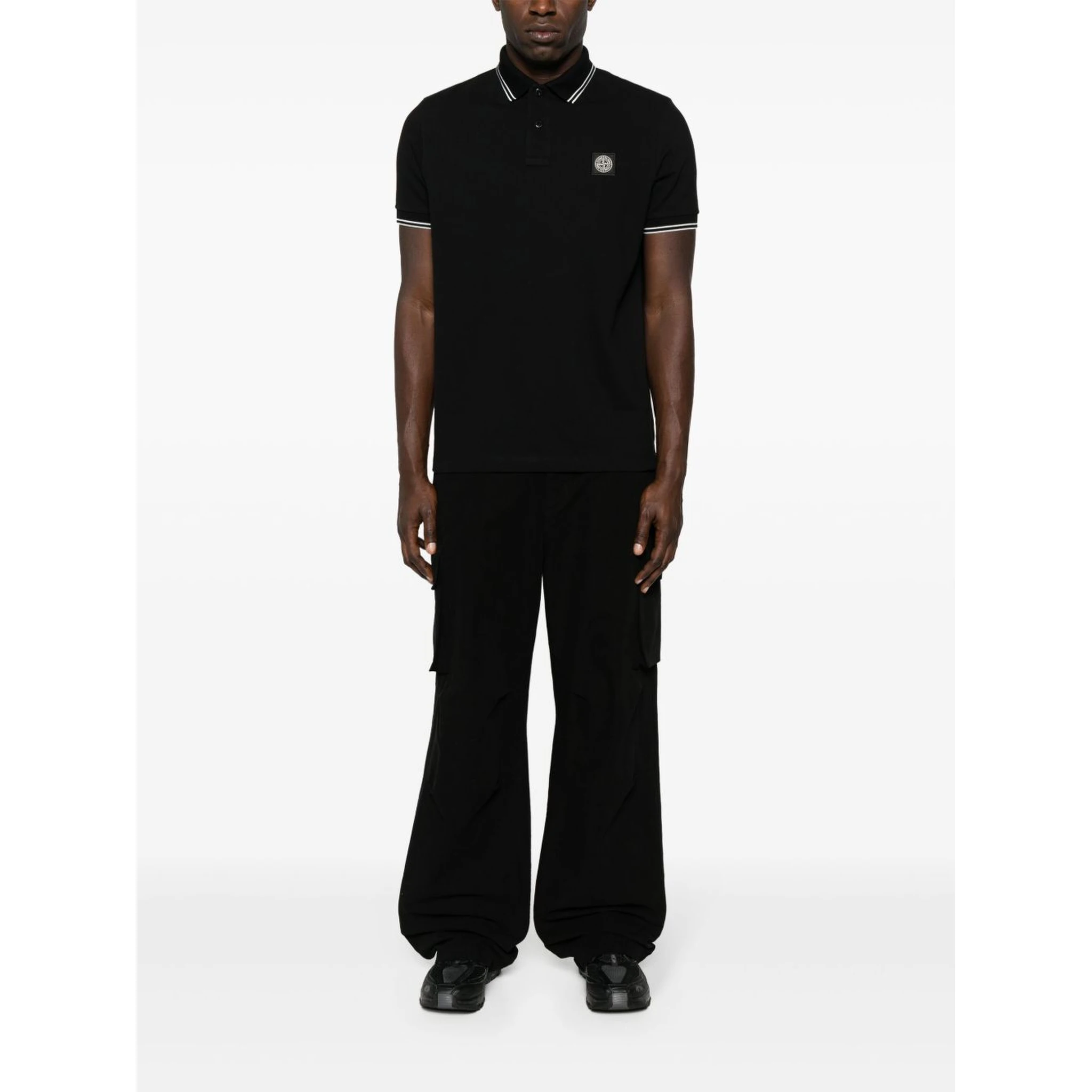 Stone Island T-shirts and Polos Black