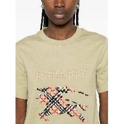 Burberry T-shirts and Polos Green