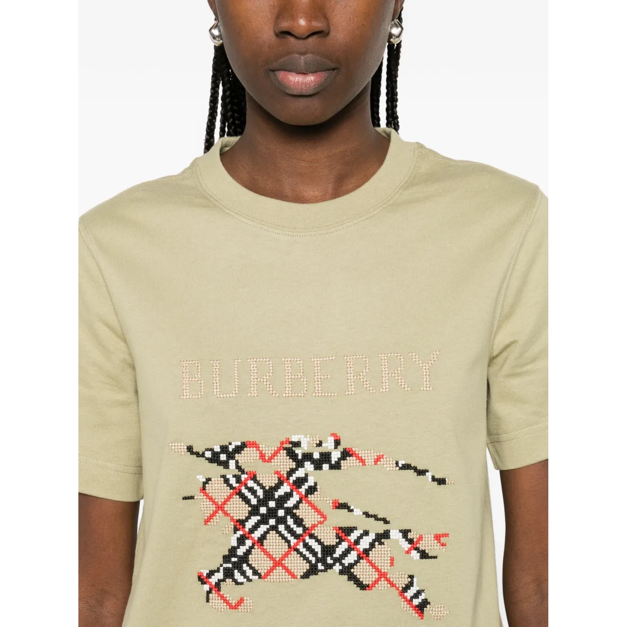 Burberry T-shirts and Polos Green