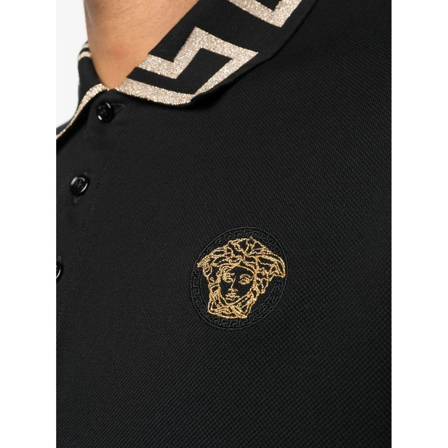 Versace T-shirts and Polos Black