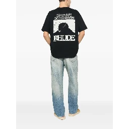 Rhude T-shirts and Polos Black