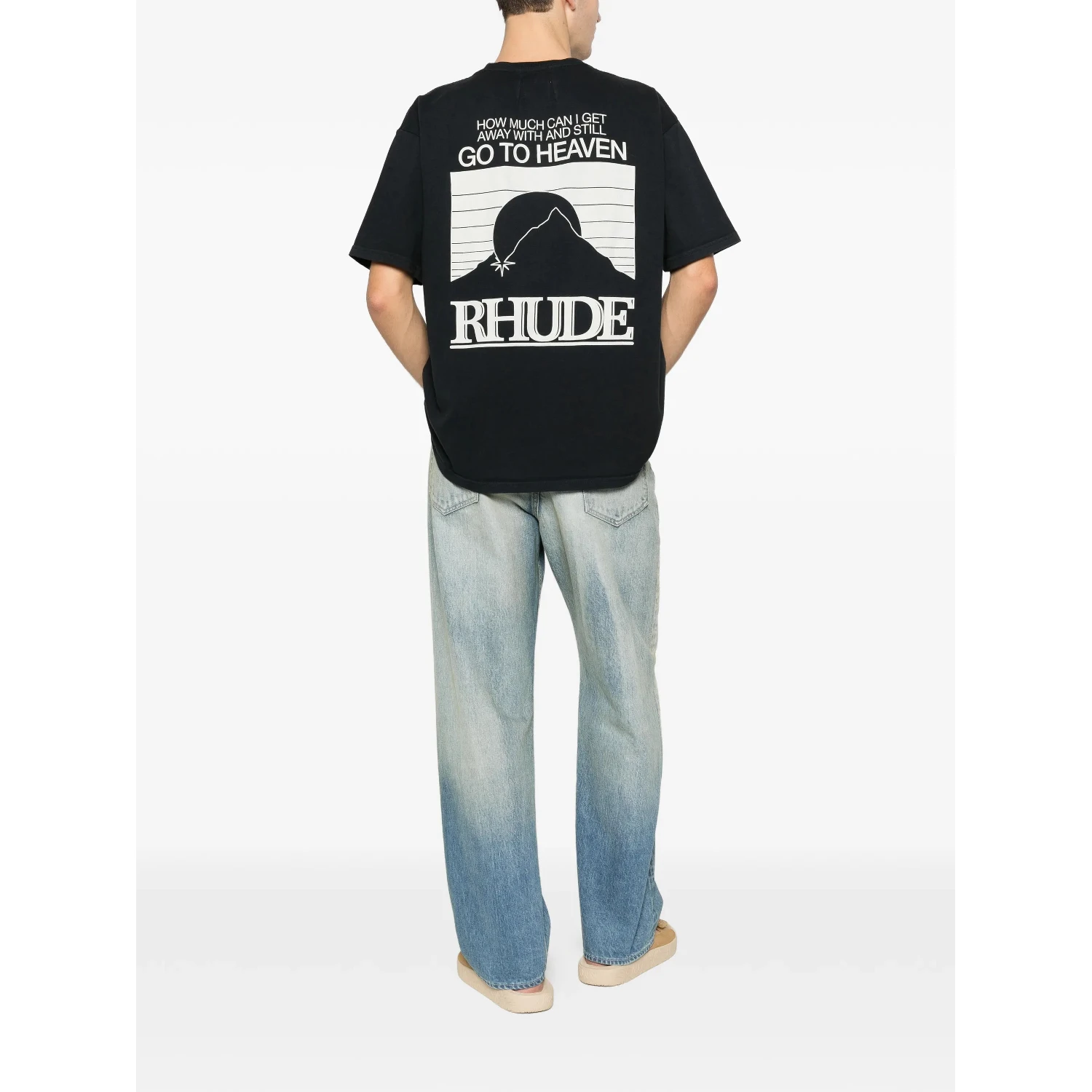 Rhude T-shirts and Polos Black