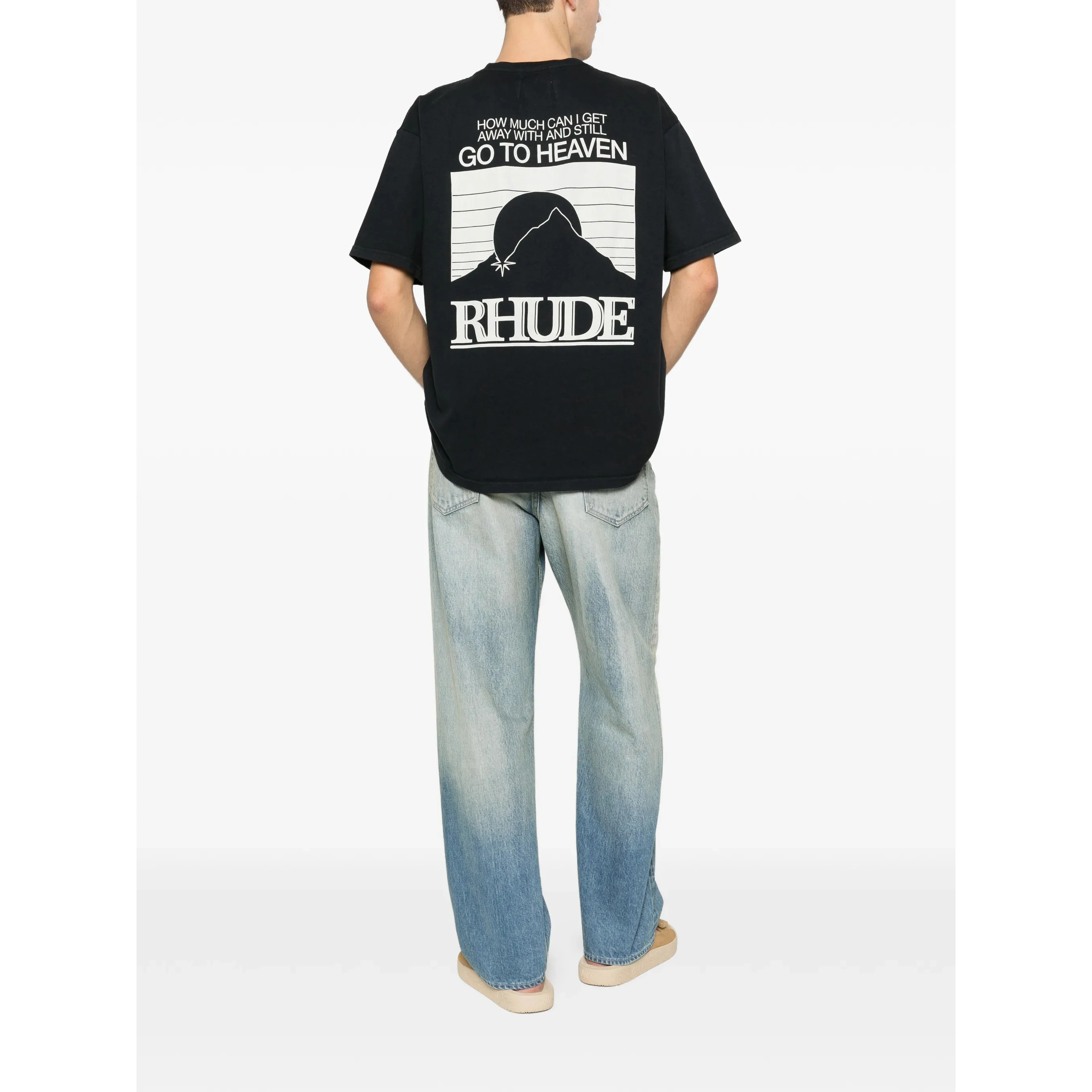 Rhude T-shirts and Polos Black
