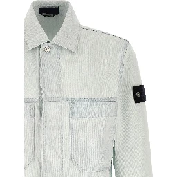 Stone Island Jackets Clear Blue