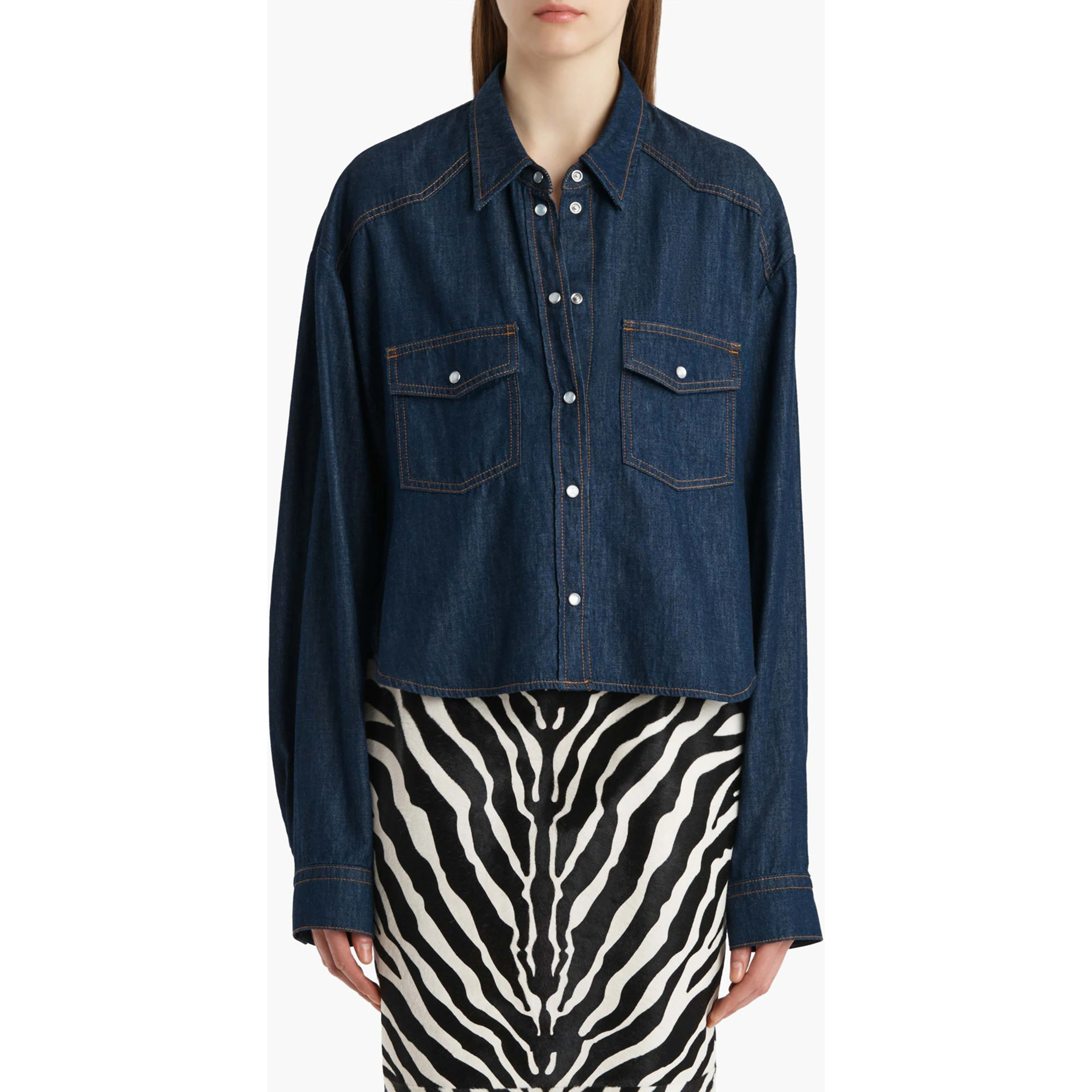KHAITE Shirts Blue
