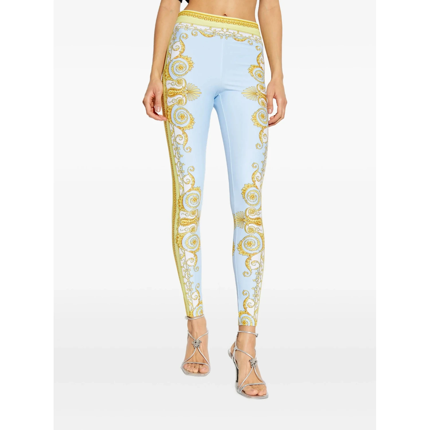 Versace Trousers Clear Blue