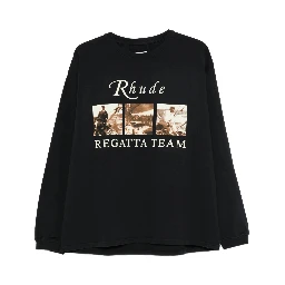 Rhude T-shirts and Polos Black