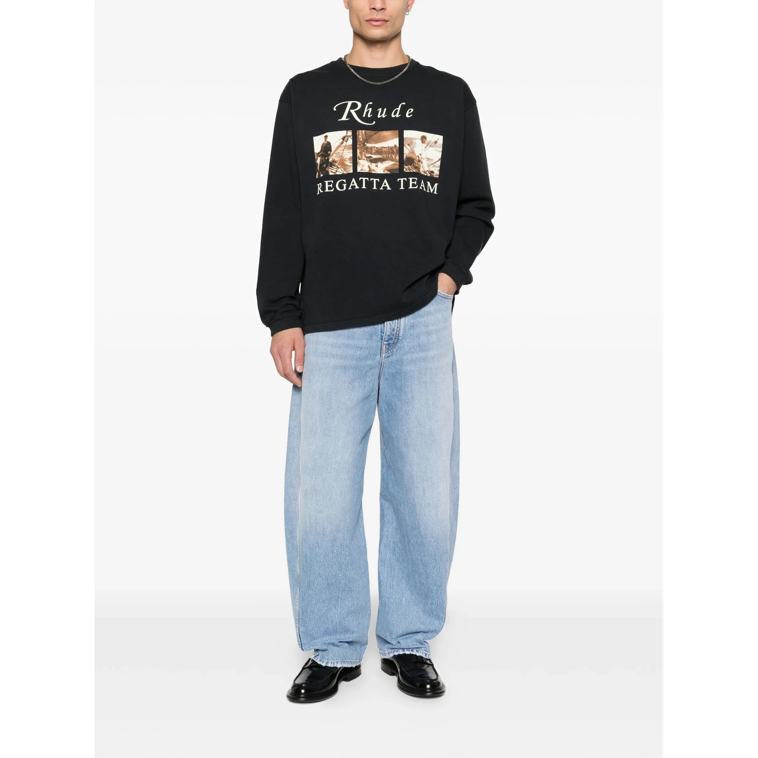 Rhude T-shirts and Polos Black