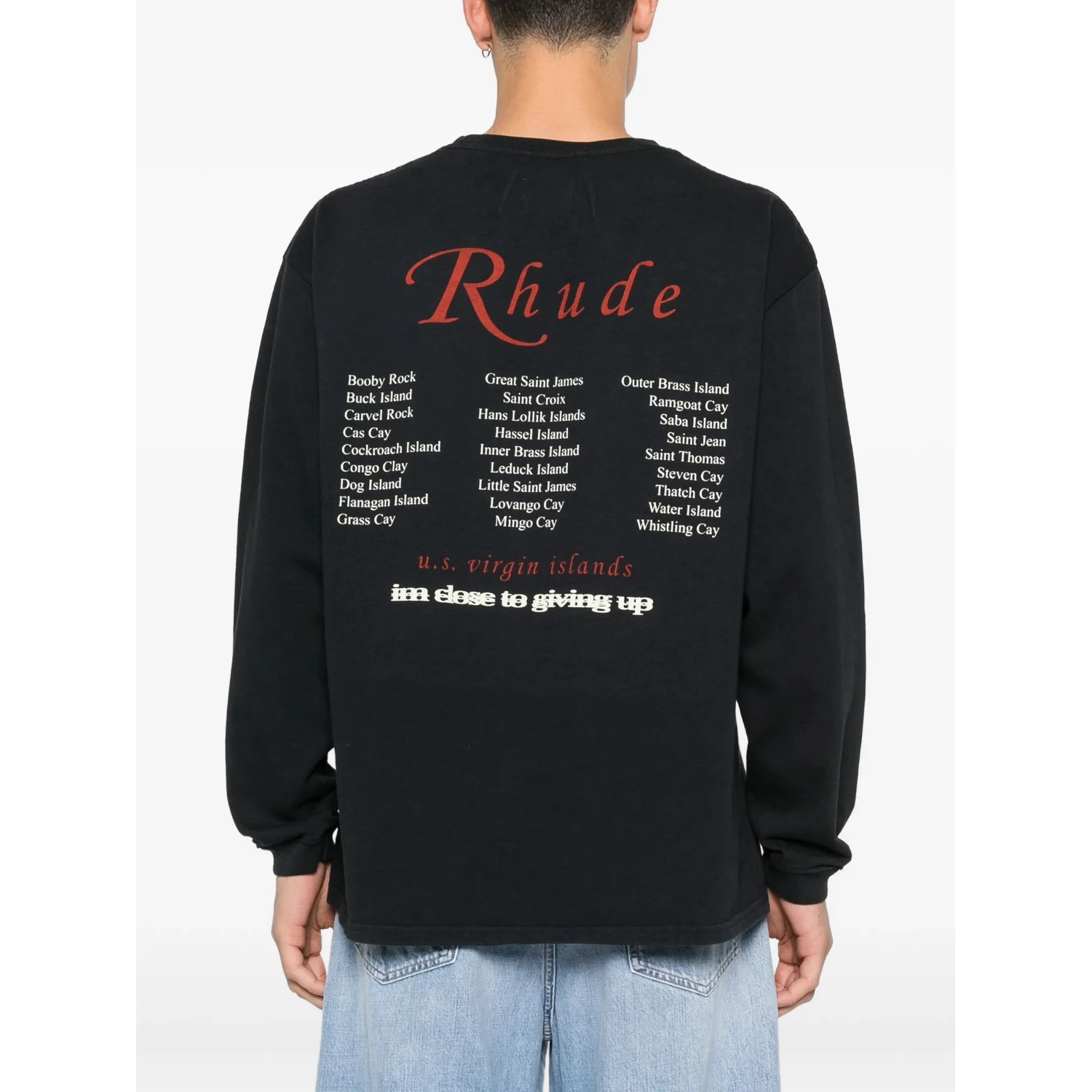Rhude T-shirts and Polos Black