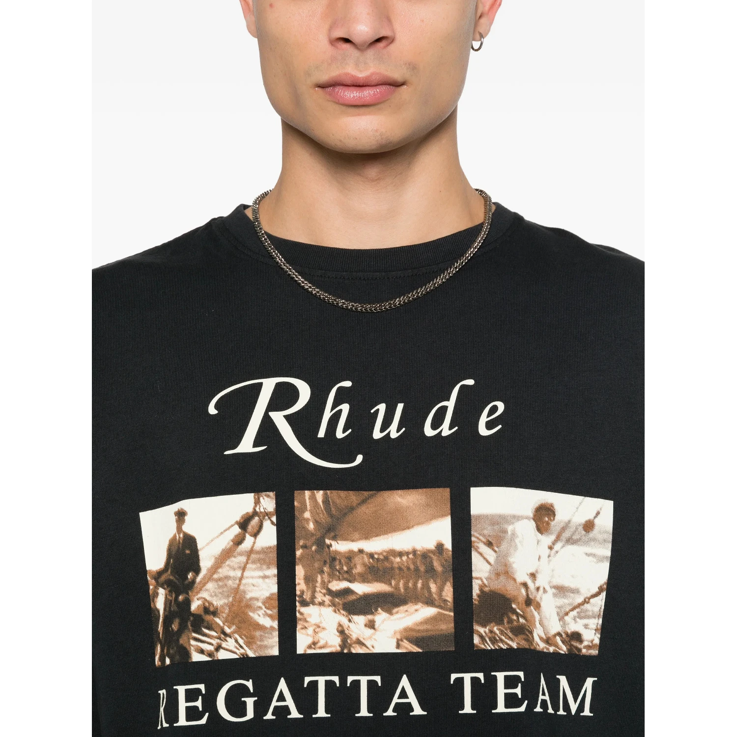 Rhude T-shirts and Polos Black