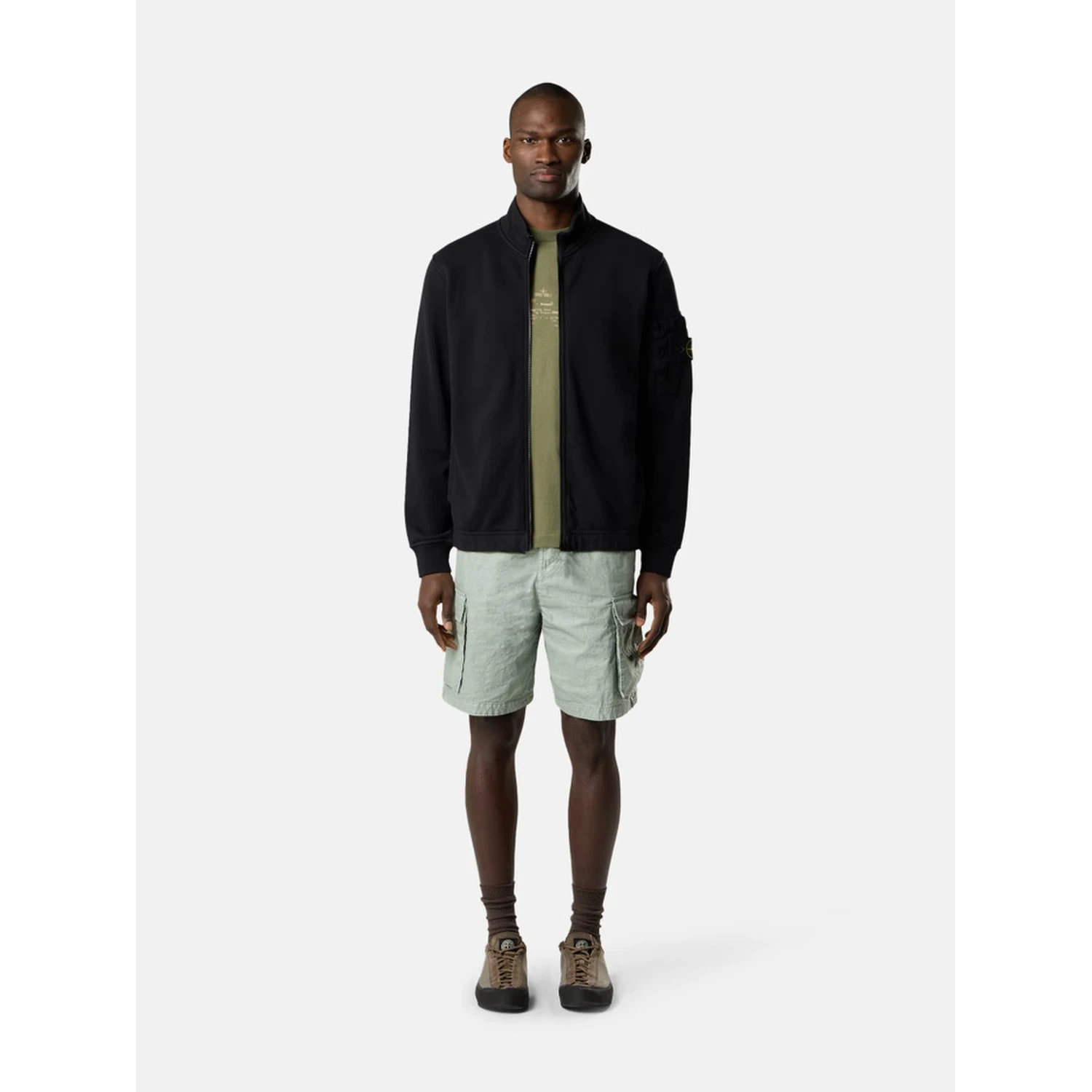 Stone Island Sweaters Black