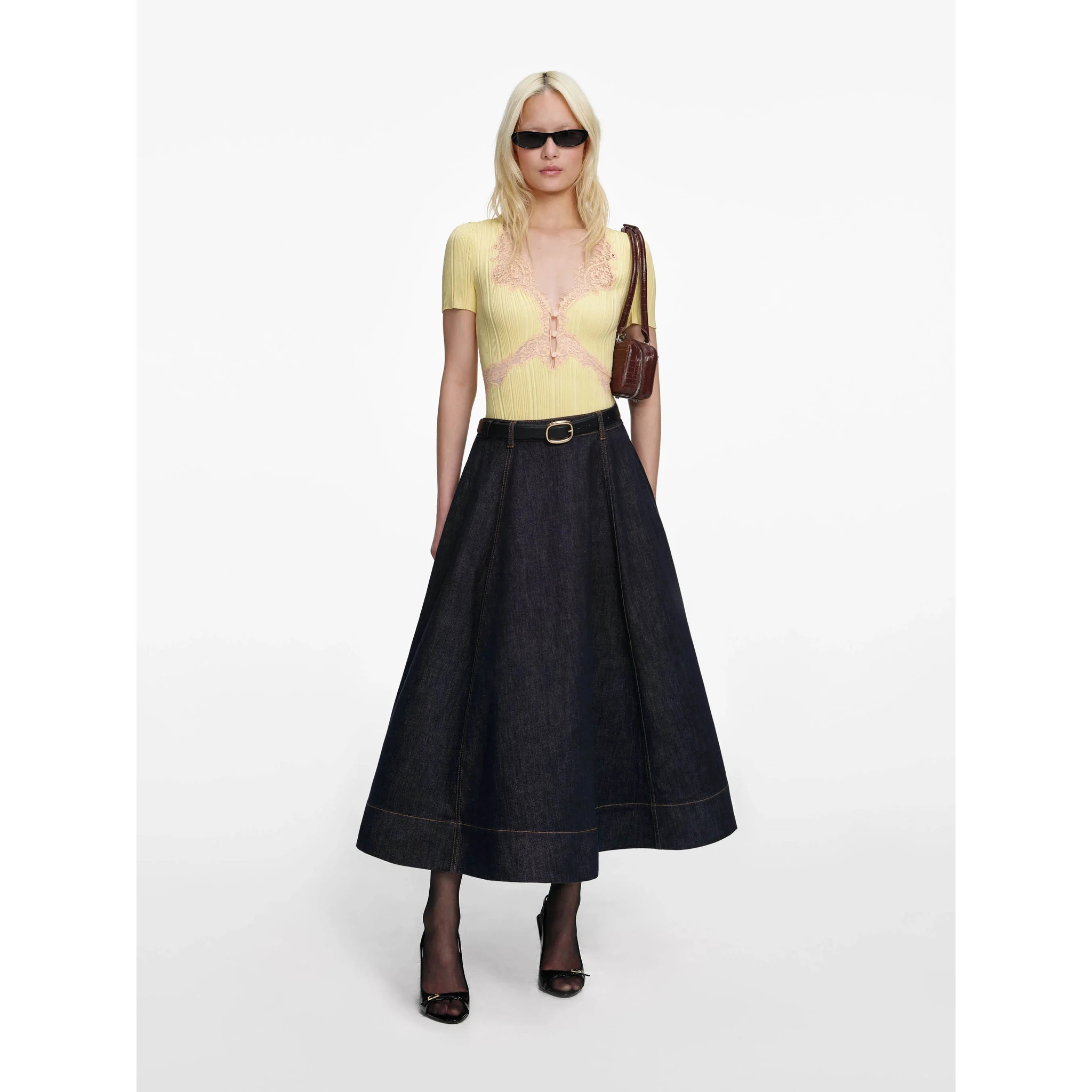 SELF PORTRAIT Skirts Blue