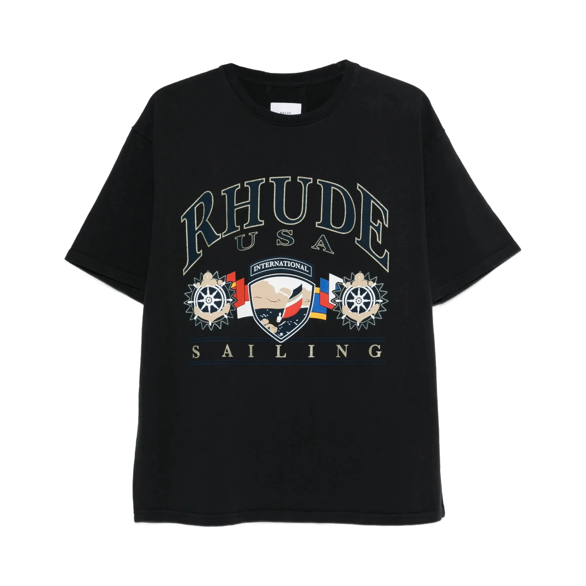 Rhude T-shirts and Polos Black