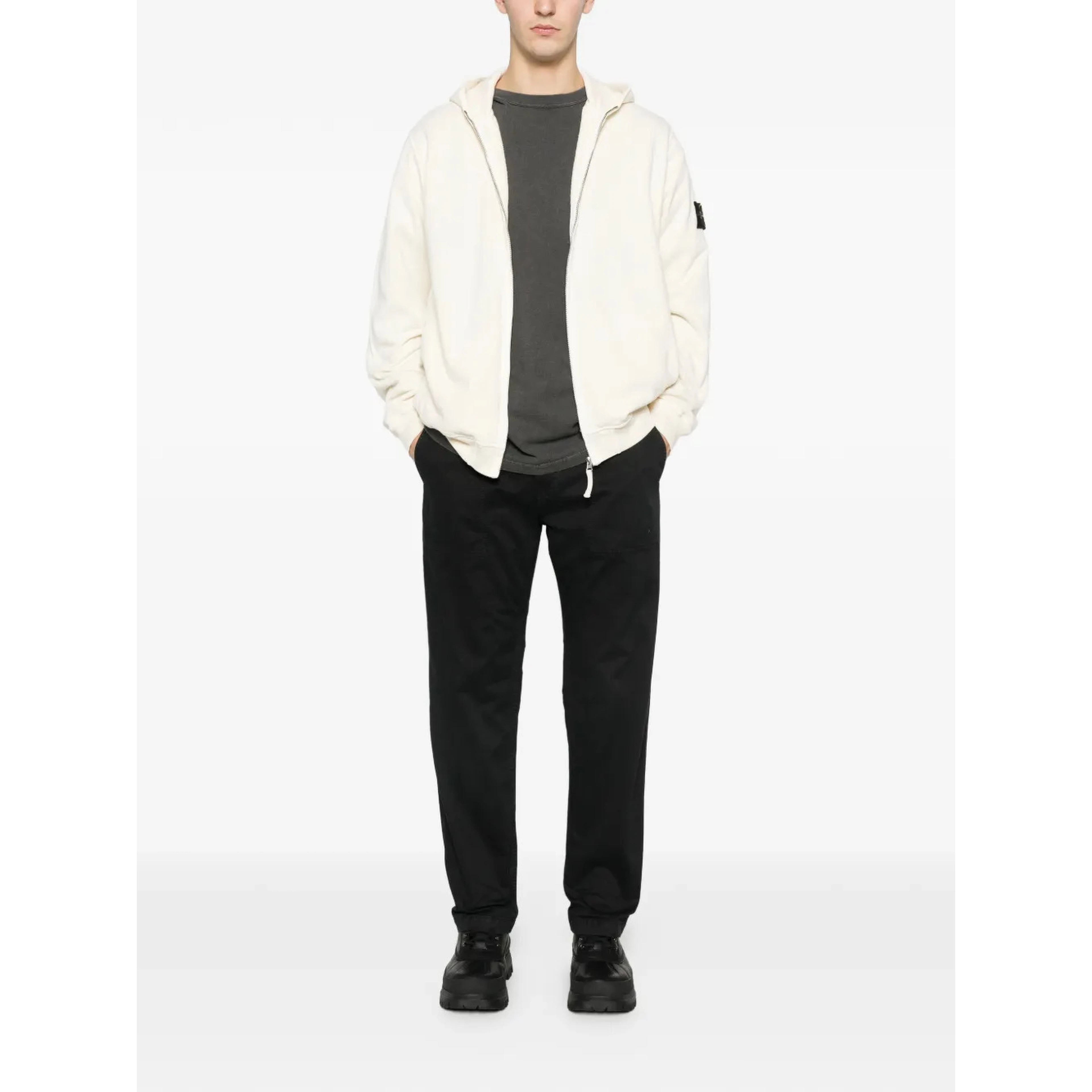 Stone Island Sweaters White