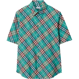 Burberry Shirts Clear Blue