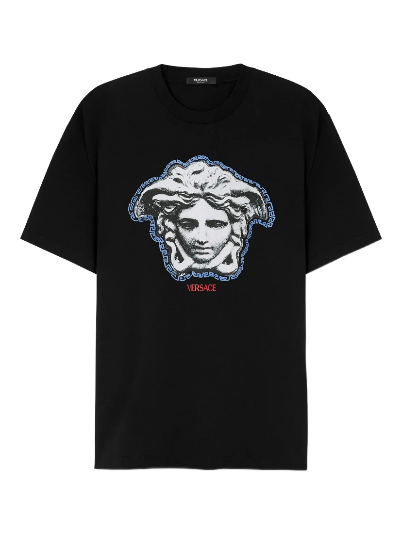 Versace T-shirts and Polos Black