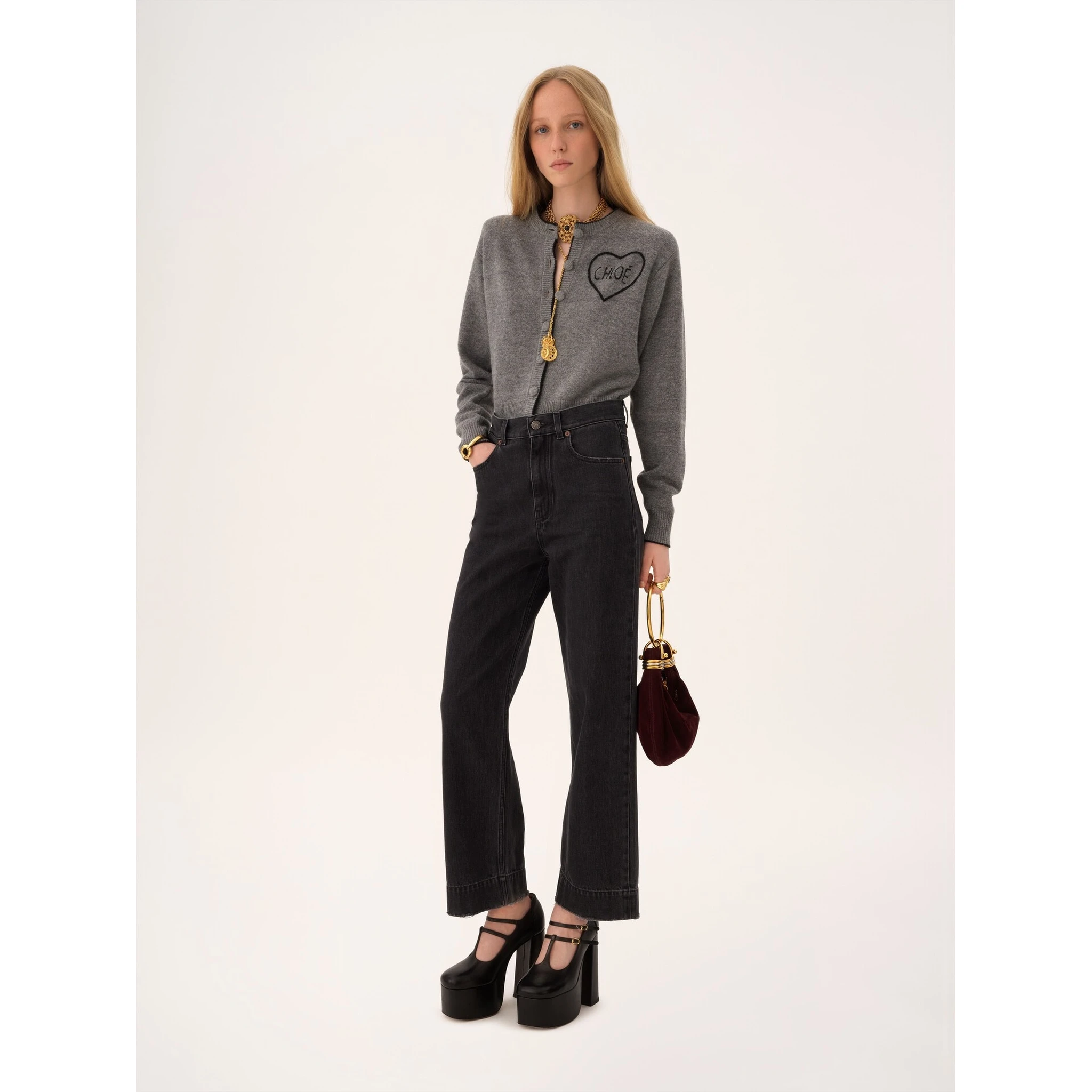 Chloè Sweaters Grey