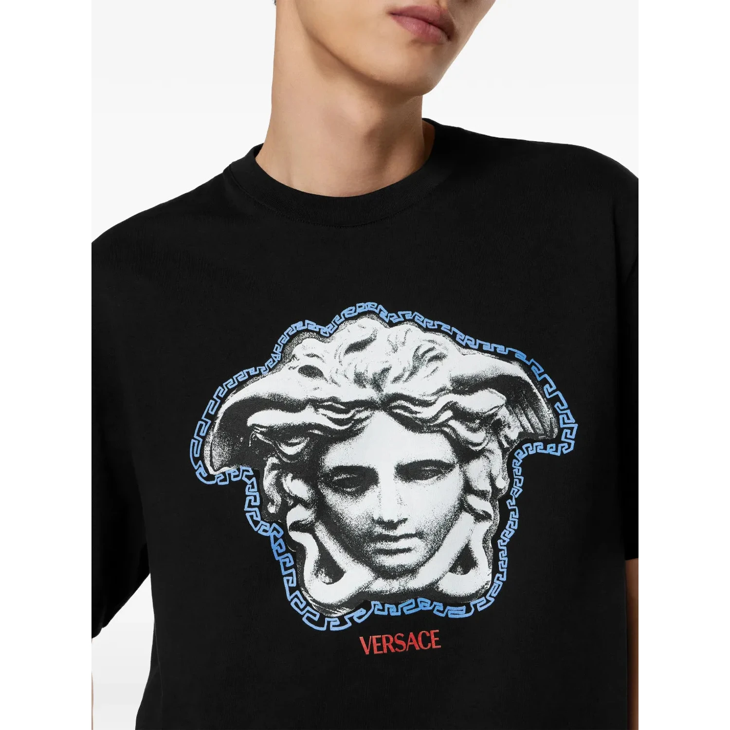 Versace T-shirts and Polos Black