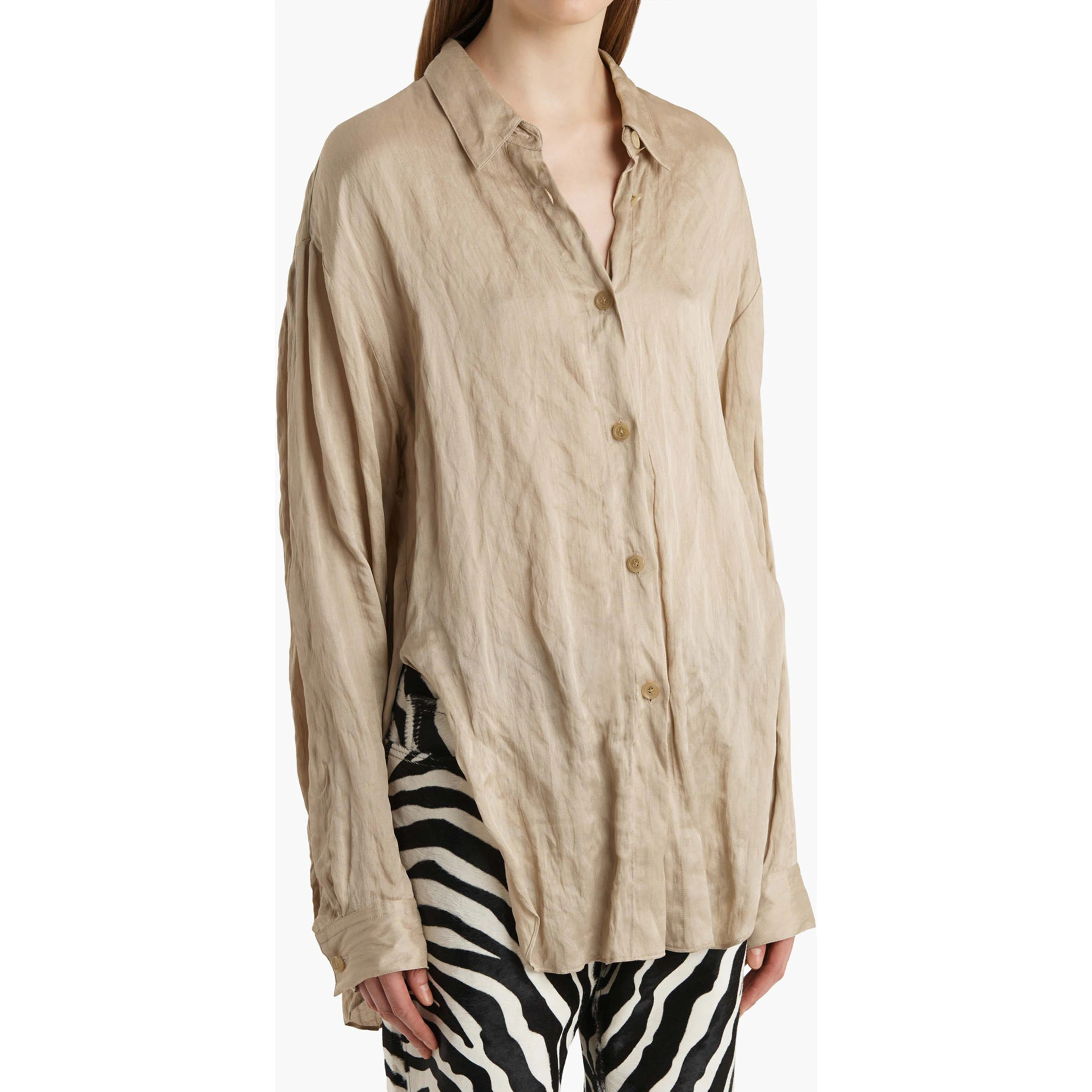 KHAITE Shirts Beige