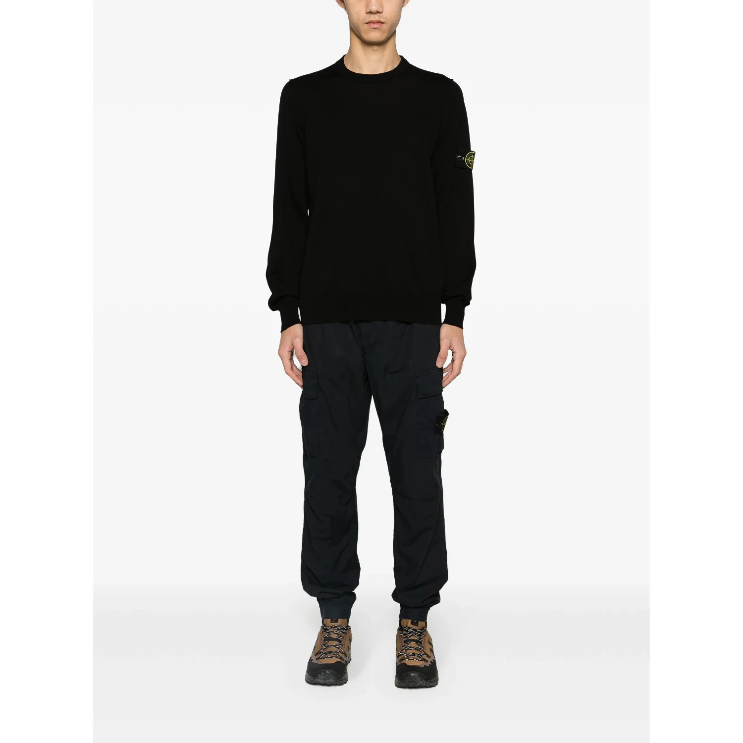 Stone Island Sweaters Black