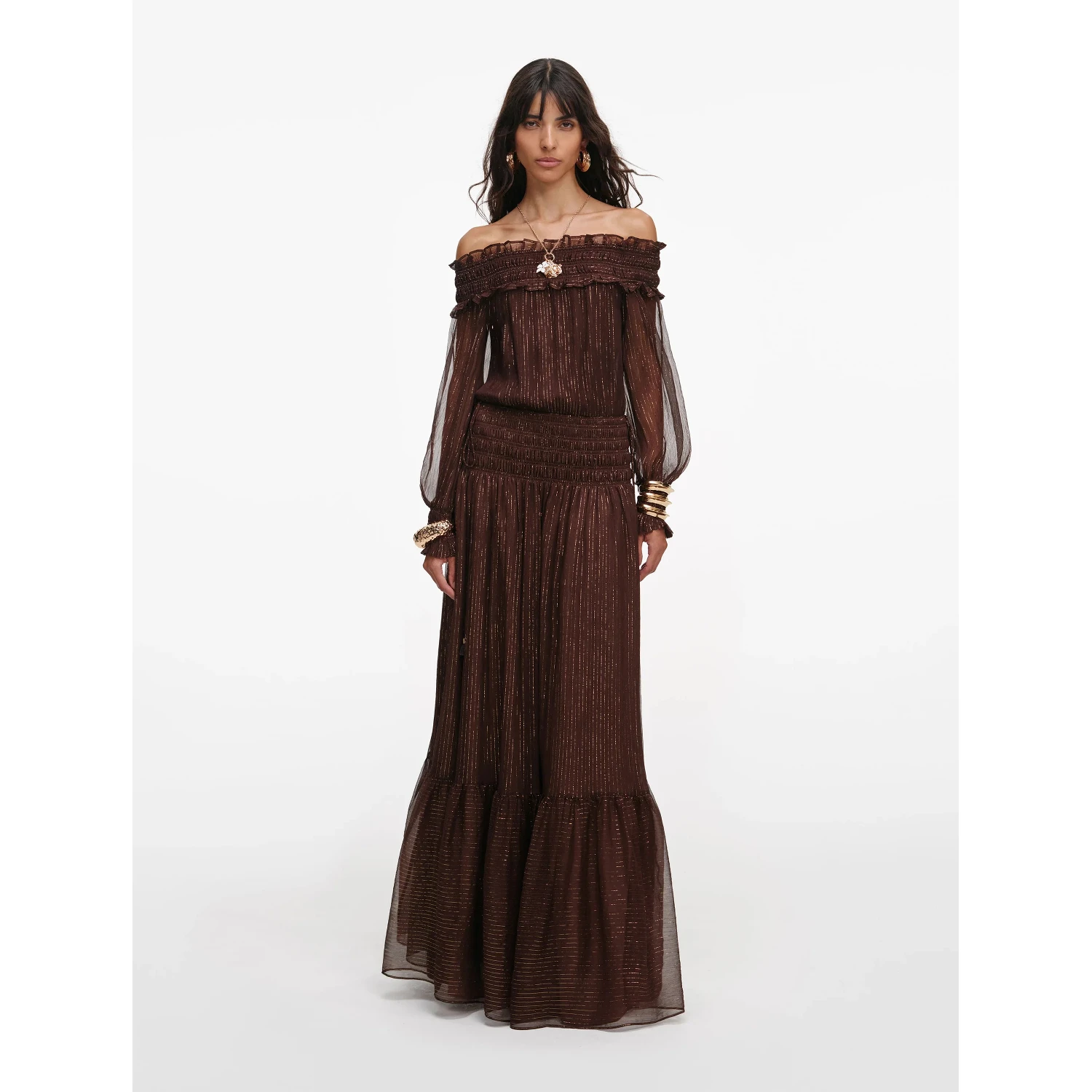 SELF PORTRAIT Dresses Brown