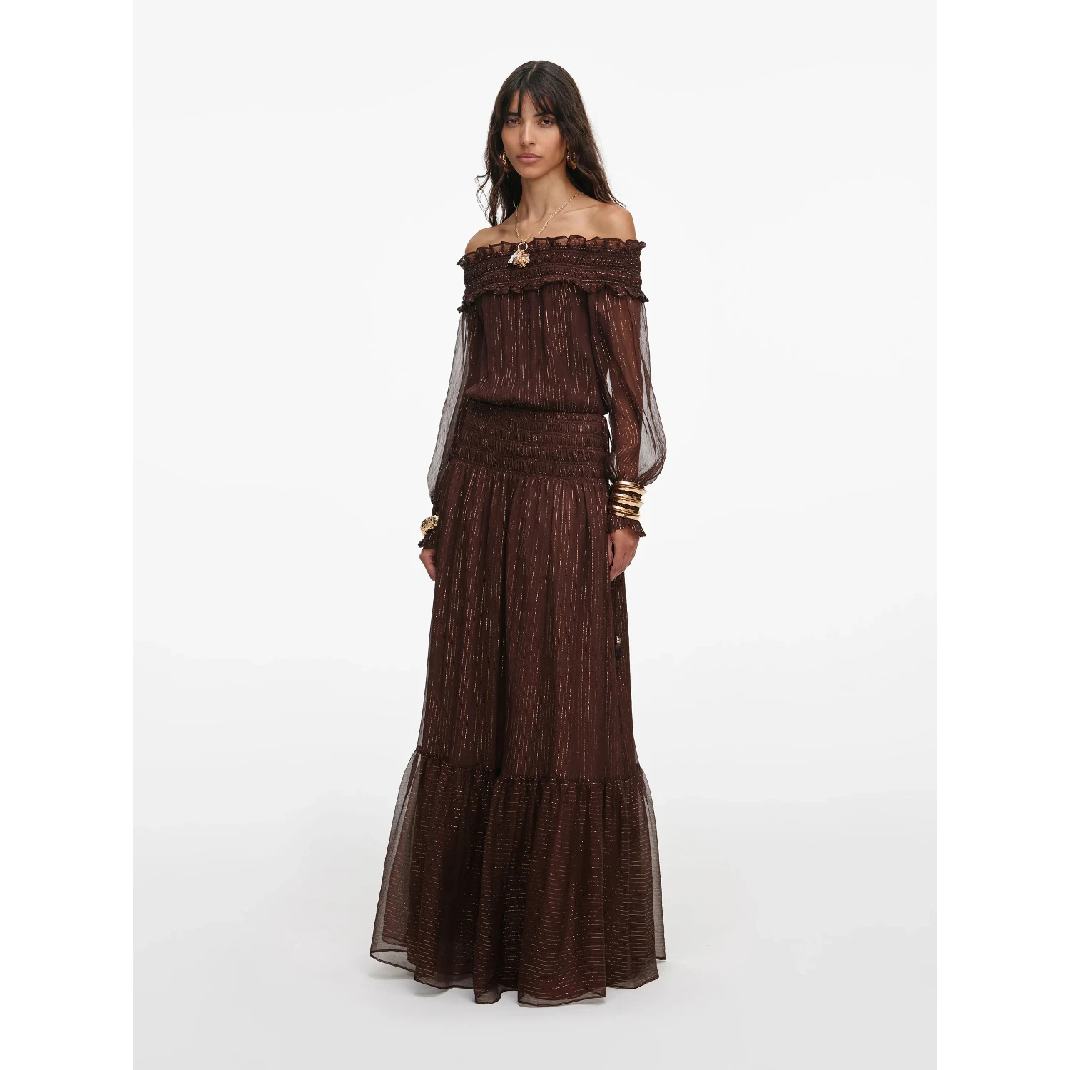 SELF PORTRAIT Dresses Brown