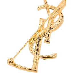 crocodile texture brooch