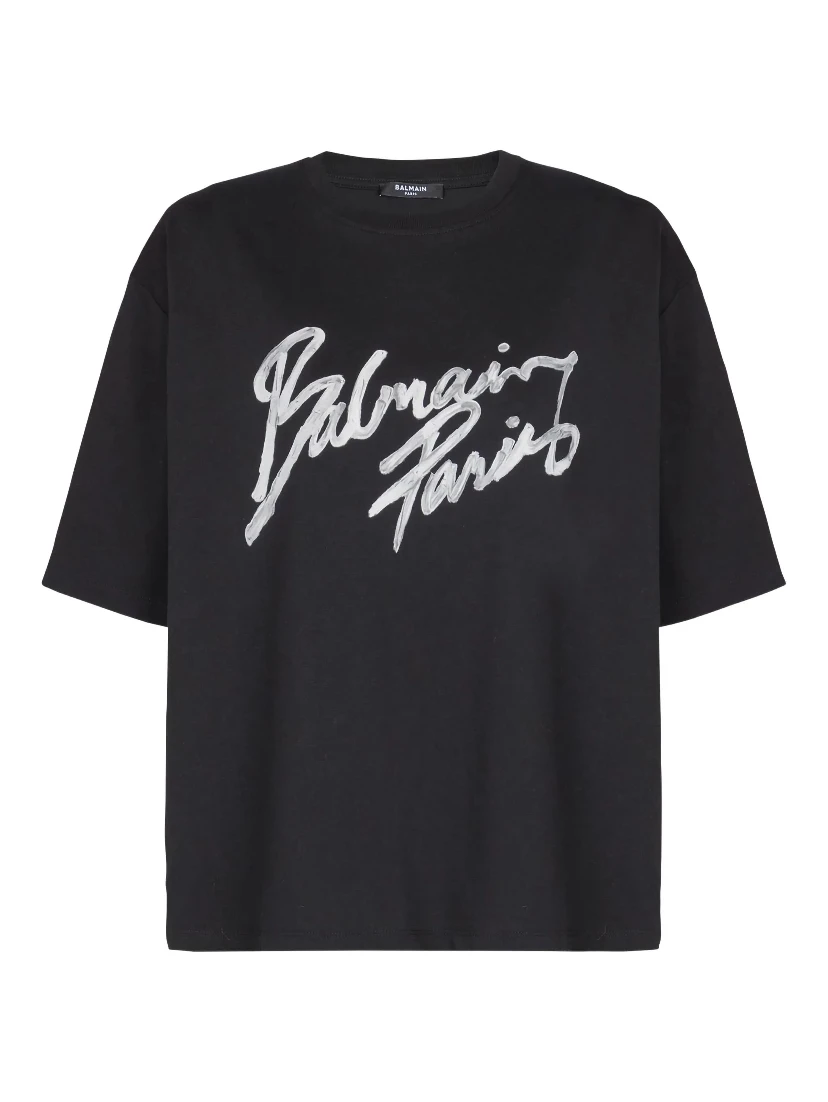 Balmain T-shirts and Polos Black