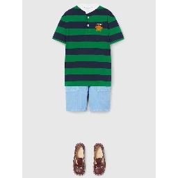 GUCCI KIDS T-shirts and Polos Green