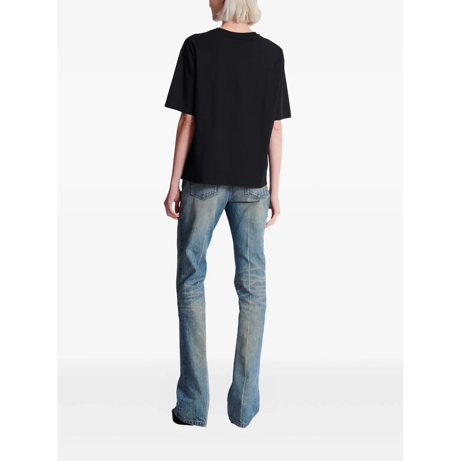 Balmain T-shirts and Polos Black