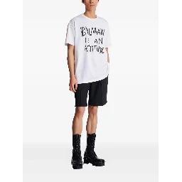 Balmain T-shirts and Polos White
