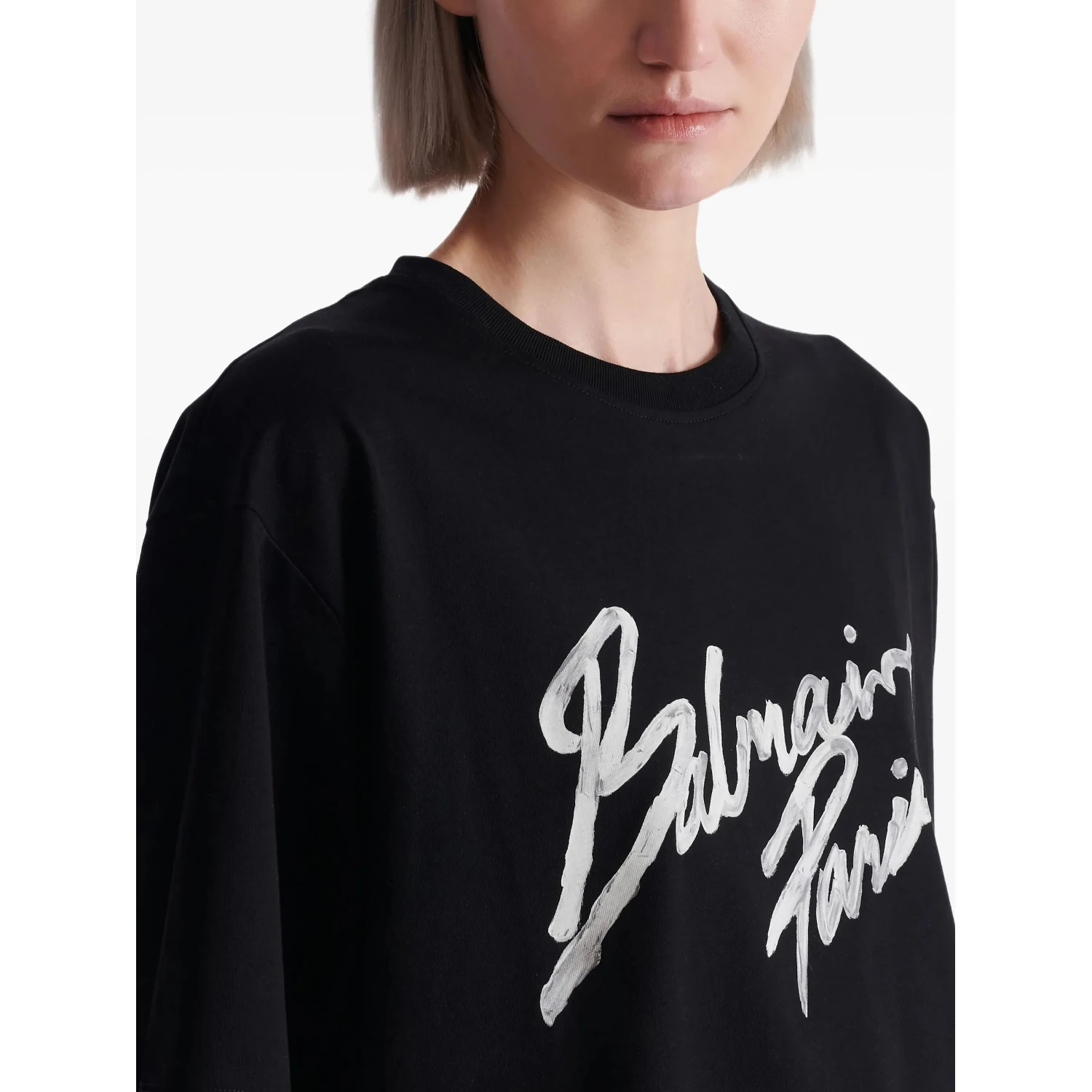 Balmain T-shirts and Polos Black