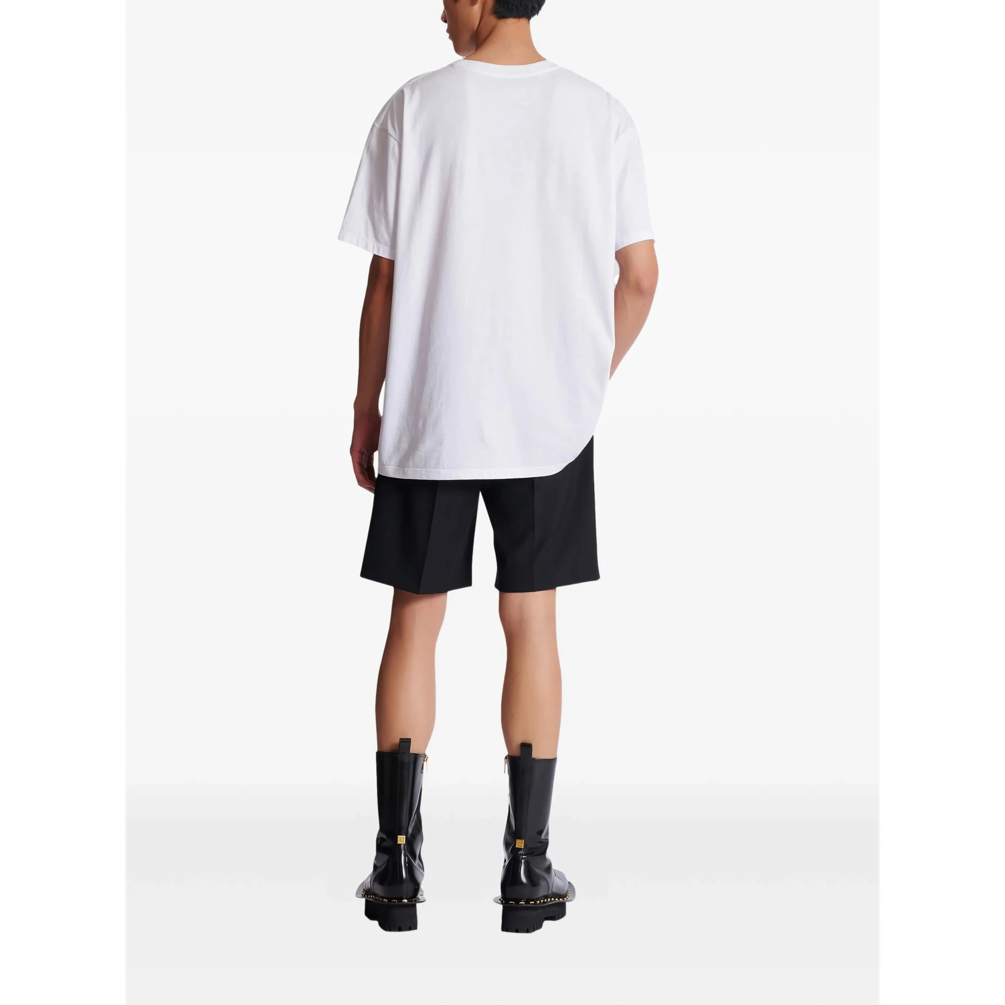 Balmain T-shirts and Polos White