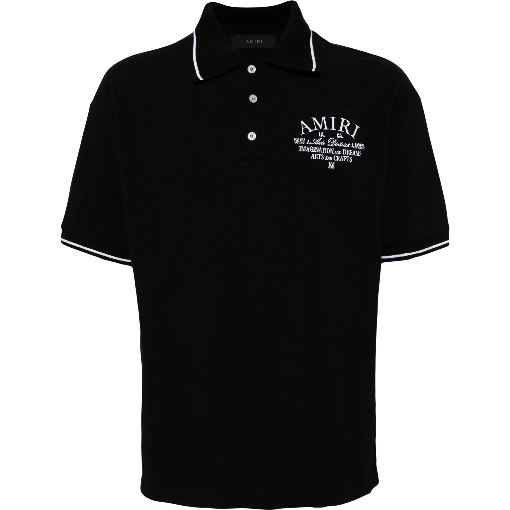 Amiri  T-shirts and Polos Black