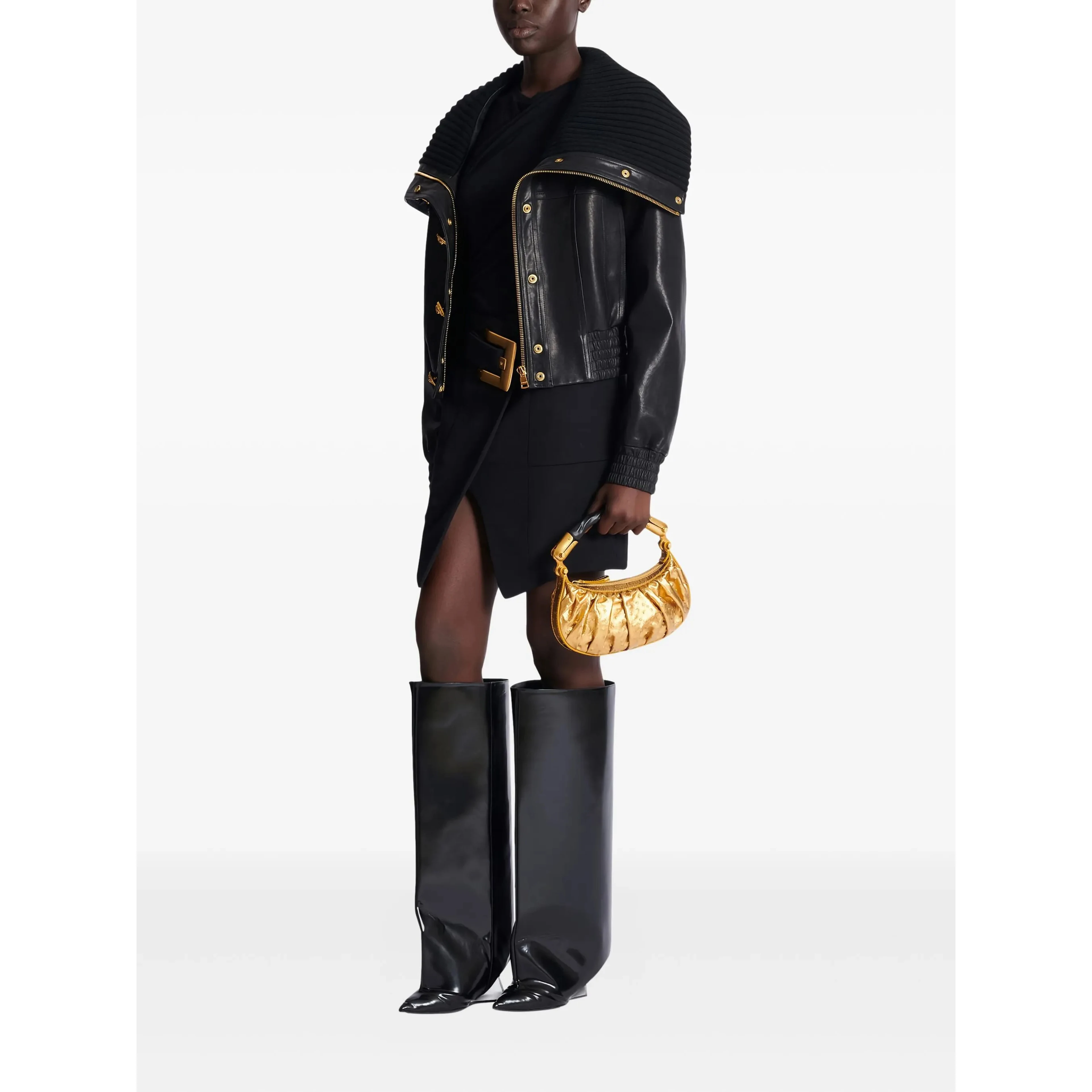 Balmain T-shirts and Polos Black