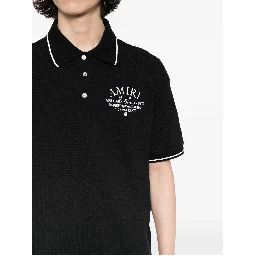 Amiri  T-shirts and Polos Black