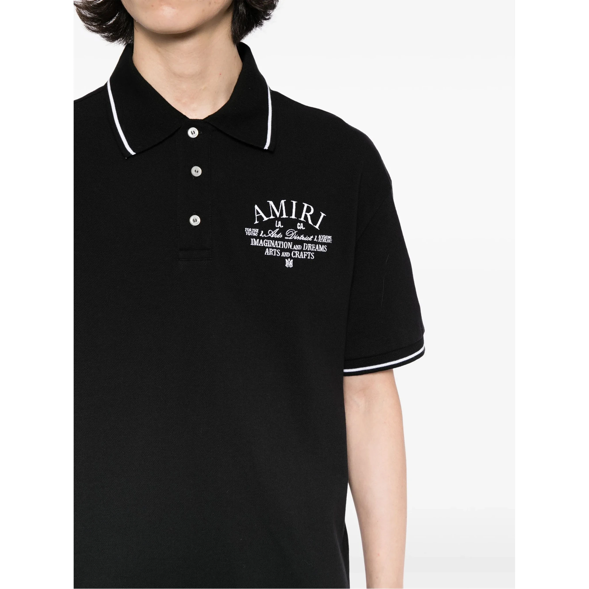 Amiri  T-shirts and Polos Black