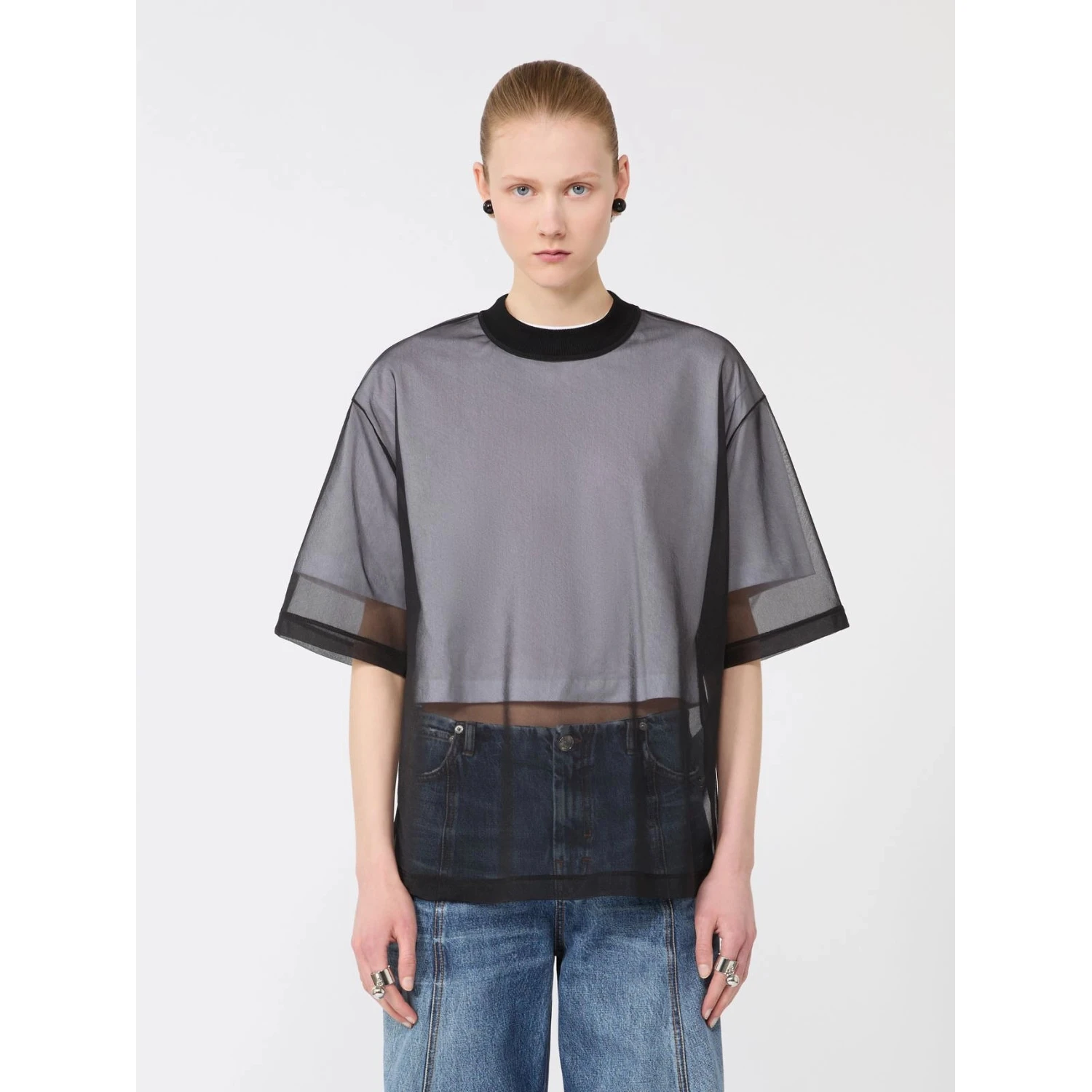 SportMax  T-shirts and Polos Black