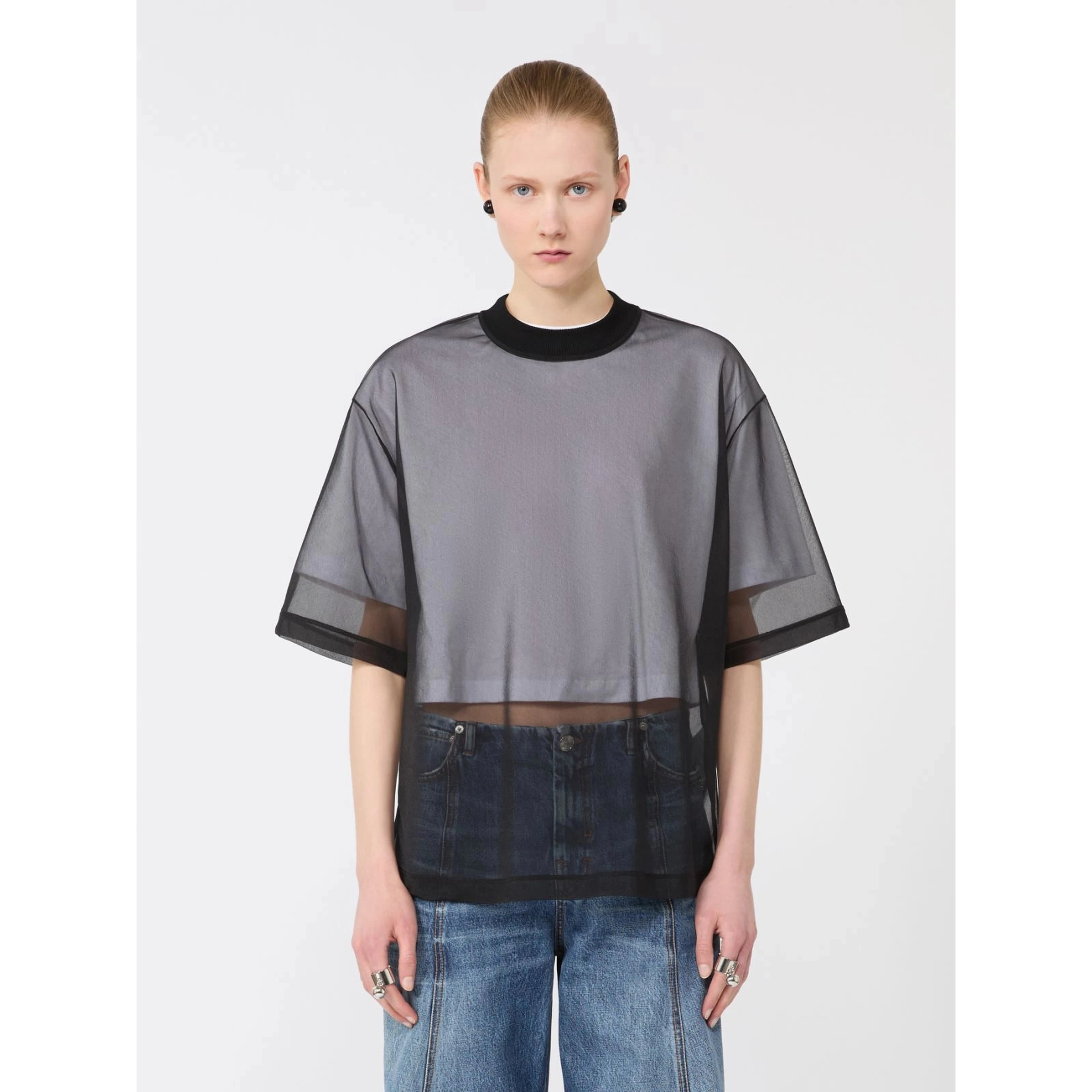 SportMax  T-shirts and Polos Black