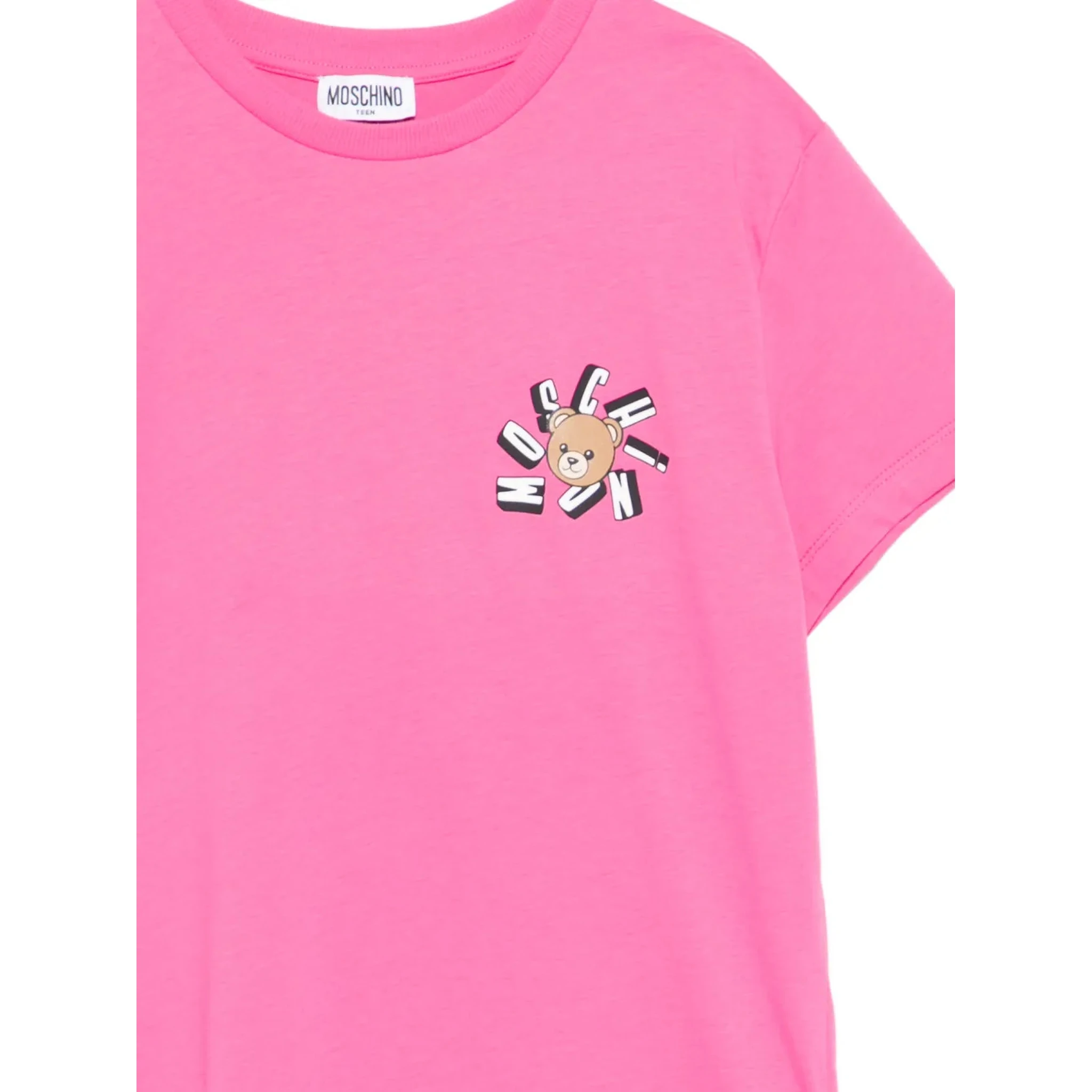 MOSCHINO KIDS T-shirts and Polos Fuchsia