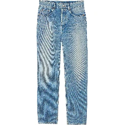 جينز سان لوران أزرق