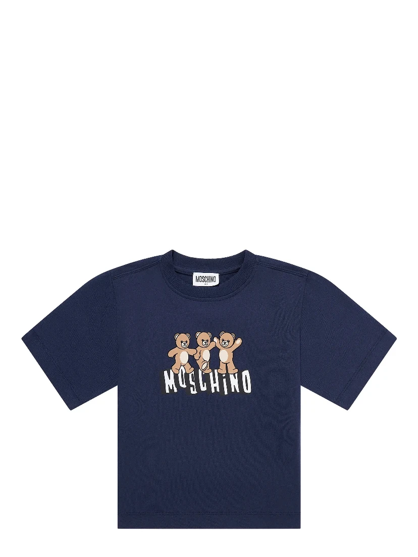MOSCHINO KIDS T-shirts and Polos Blue