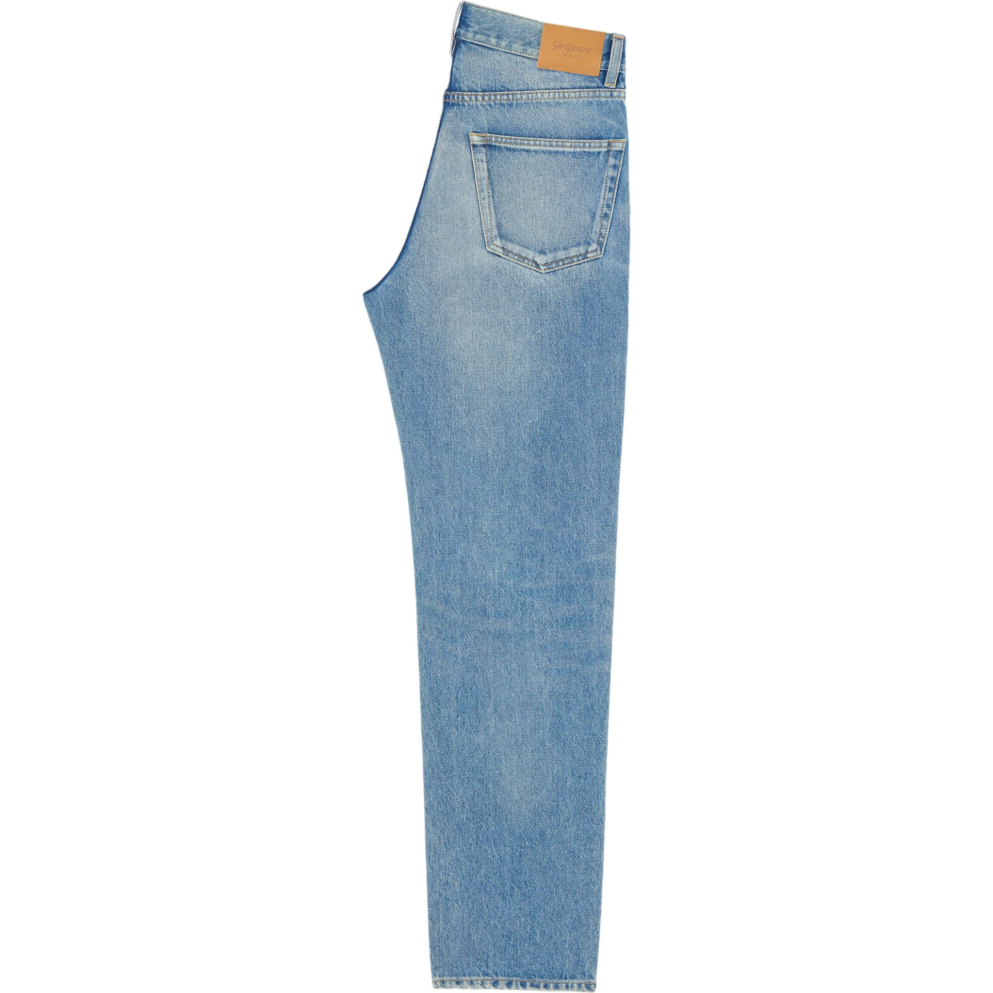 جينز سان لوران أزرق