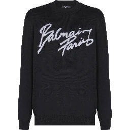 Balmain Sweaters Black