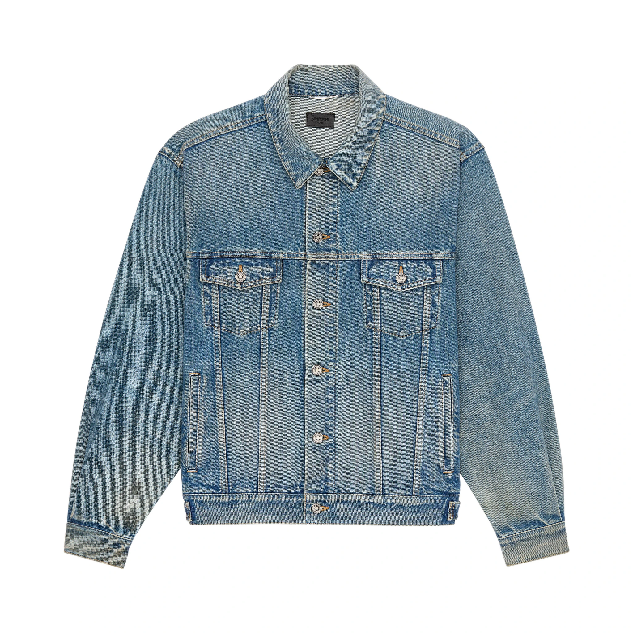 Saint Laurent Jackets Blue