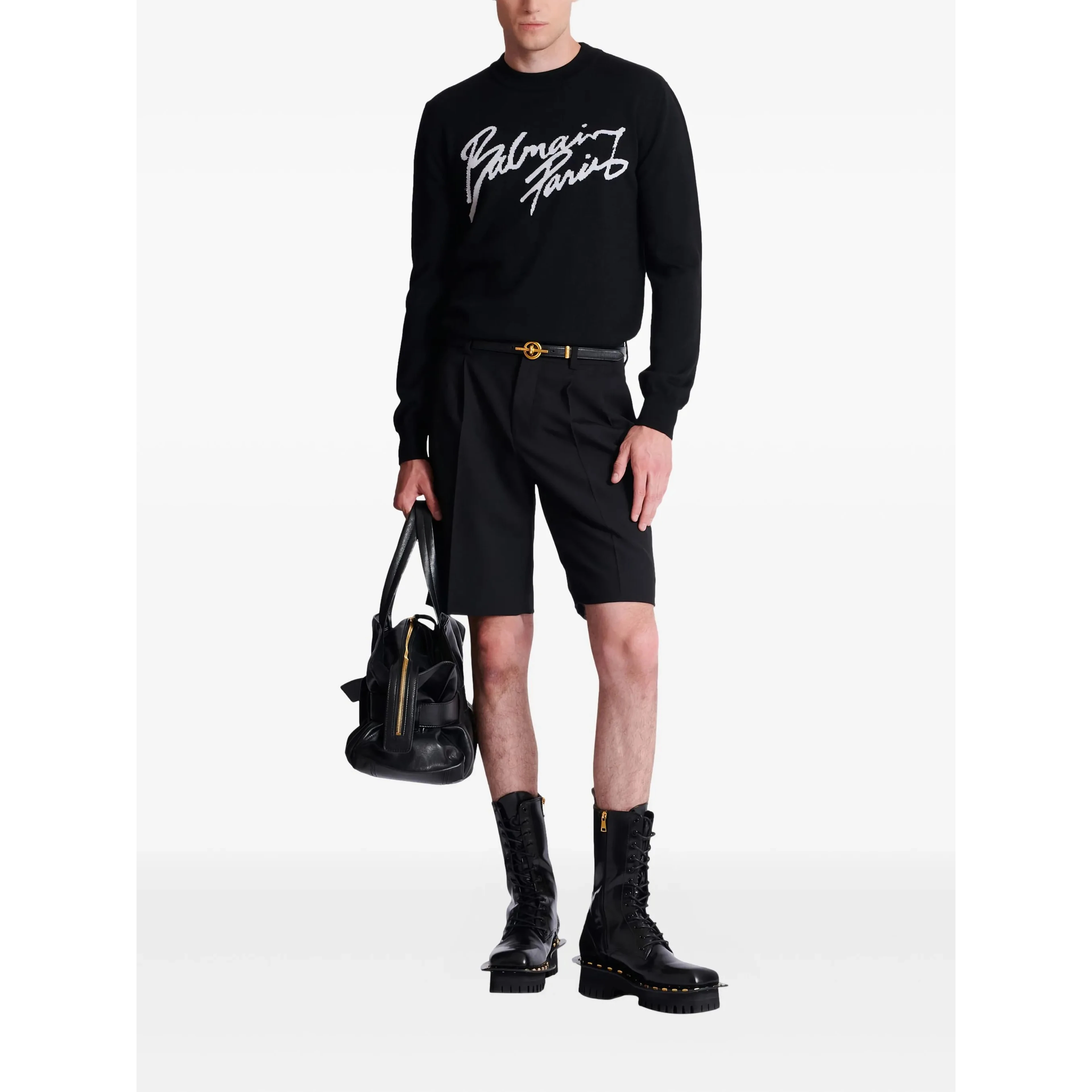 Balmain Sweaters Black